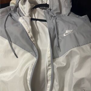 Nike White Mesh Jacket